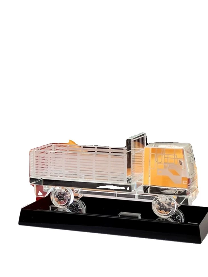 Truck Crystal Model Ornament Trophy
