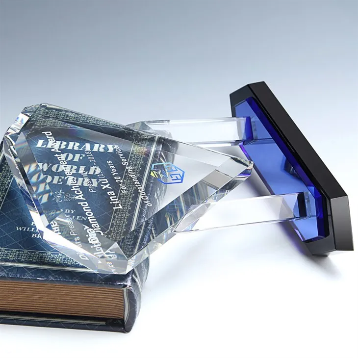 Customized Crystal Diamond Trophy